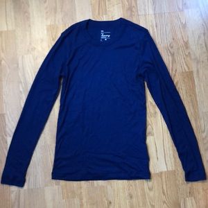 GAP long sleeve royal blue shirt